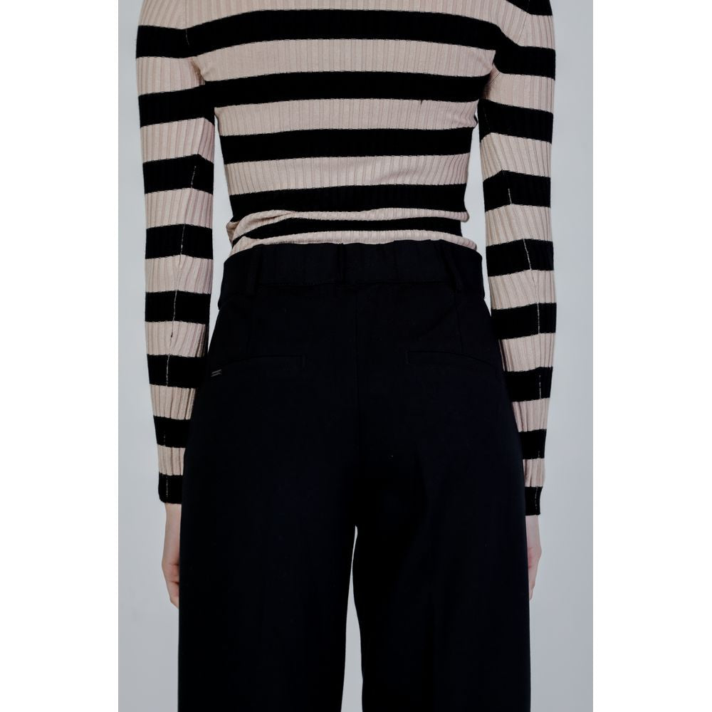 Jeans e pantaloni in viscosa nera Street One