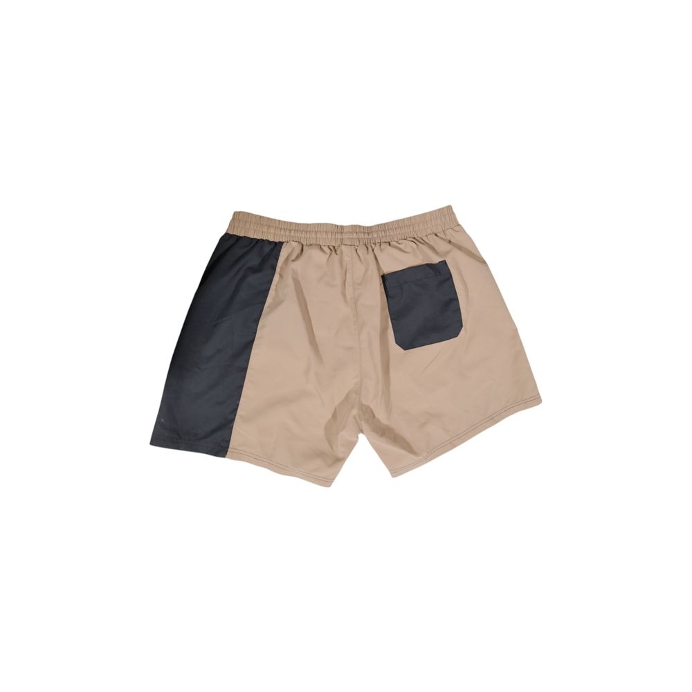 Costume da bagno in poliestere beige Hugo Boss