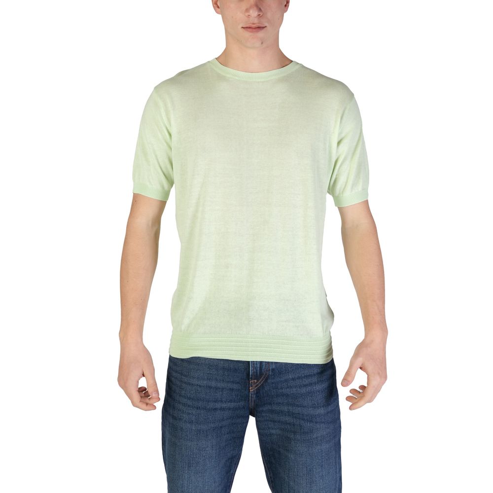 Maglietta in cotone verde Hamaki-Ho