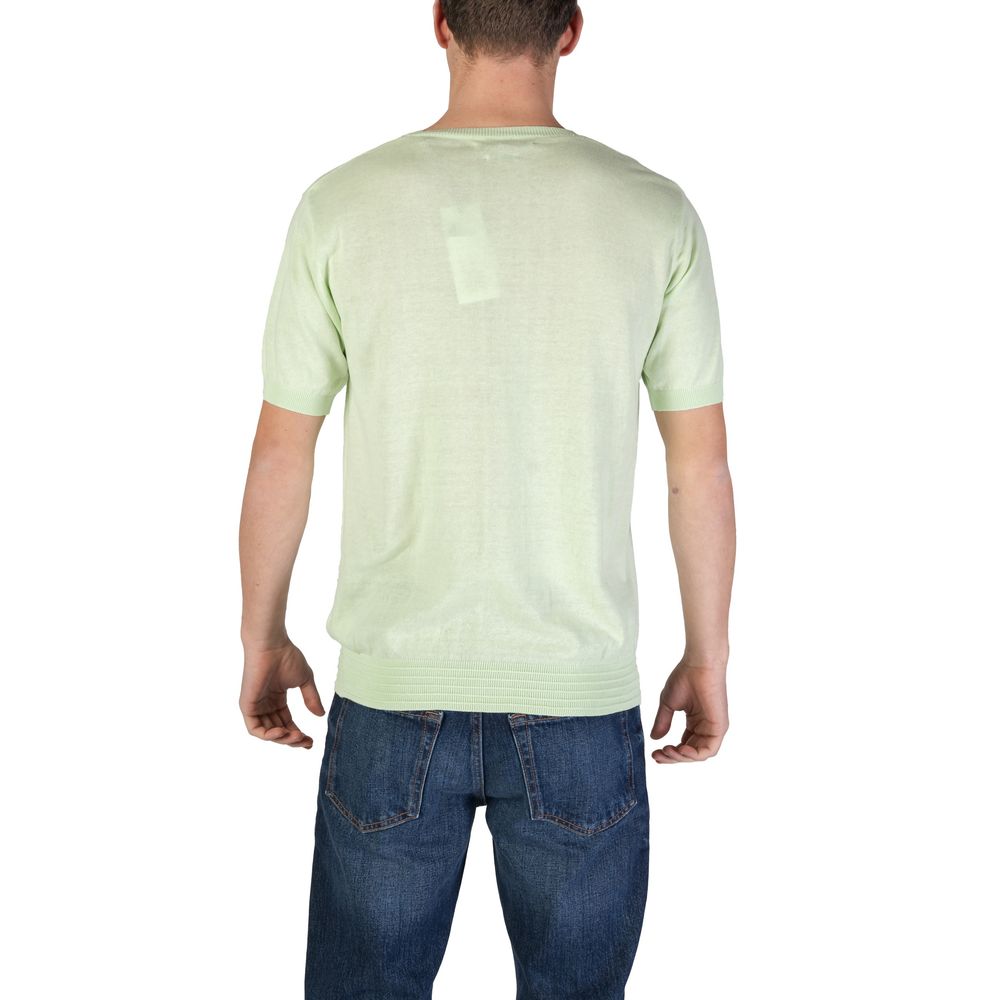 Maglietta in cotone verde Hamaki-Ho