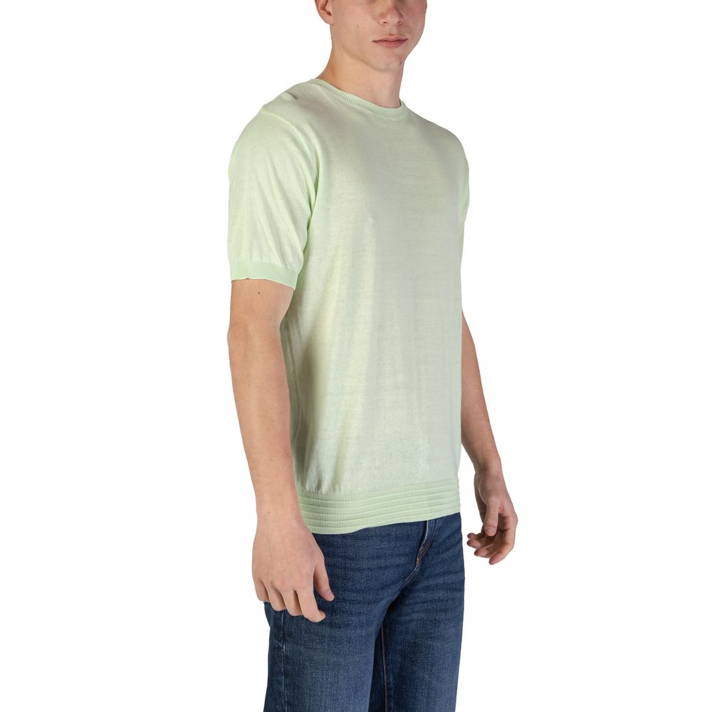 Maglietta in cotone verde Hamaki-Ho