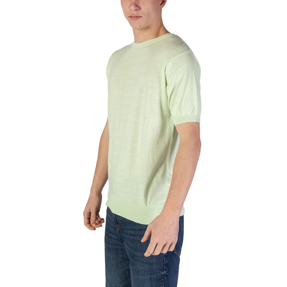 Maglietta in cotone verde Hamaki-Ho