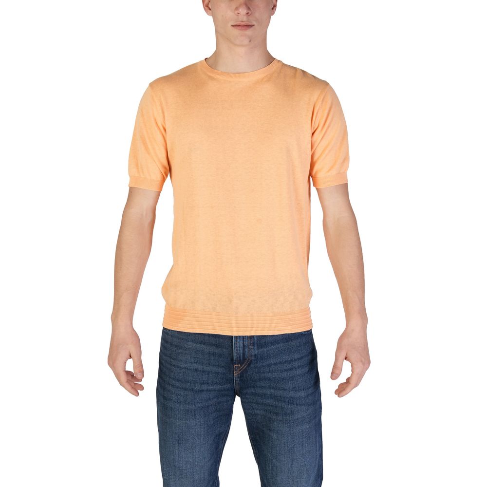 Maglietta in cotone arancione Hamaki-Ho