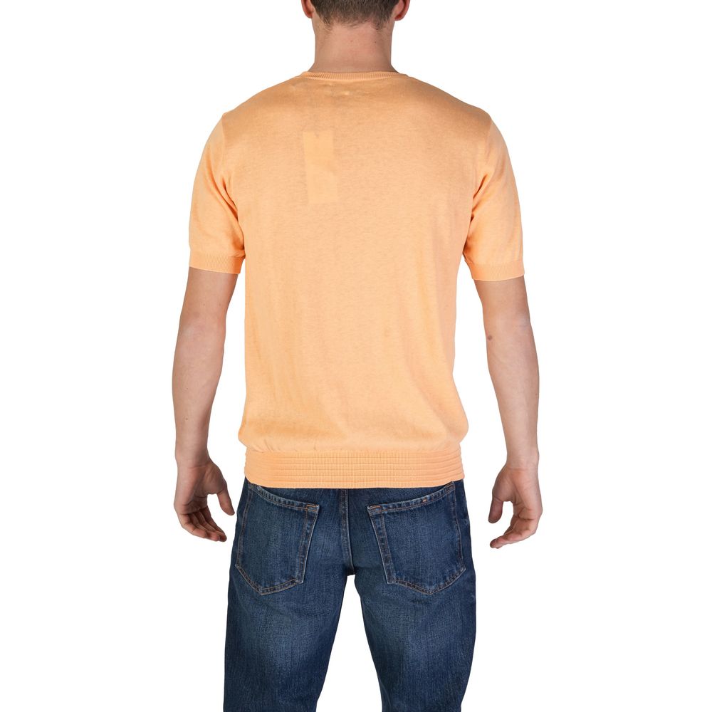 Maglietta in cotone arancione Hamaki-Ho