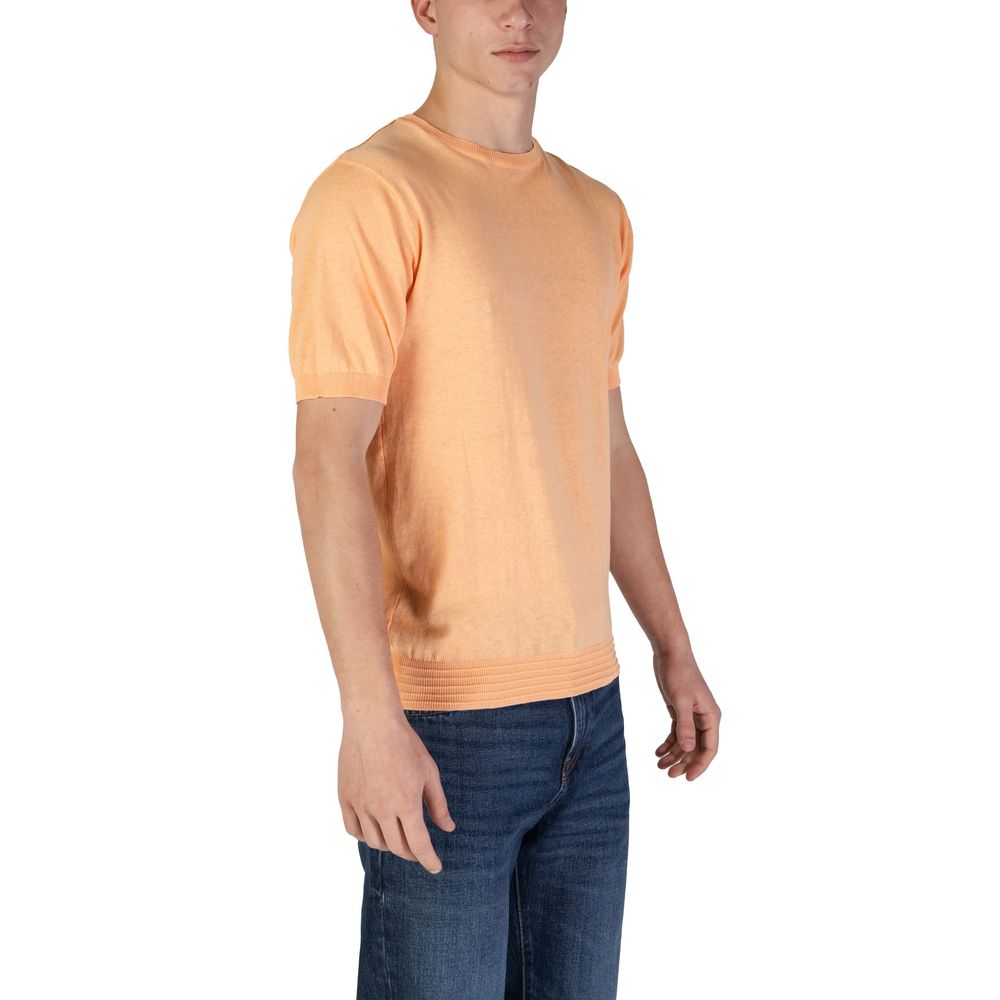 Maglietta in cotone arancione Hamaki-Ho