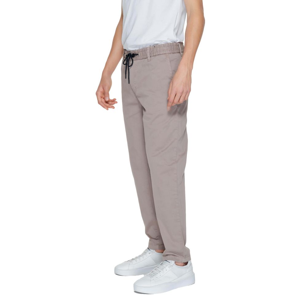 Jeans e pantaloni in cotone marrone Hugo Boss