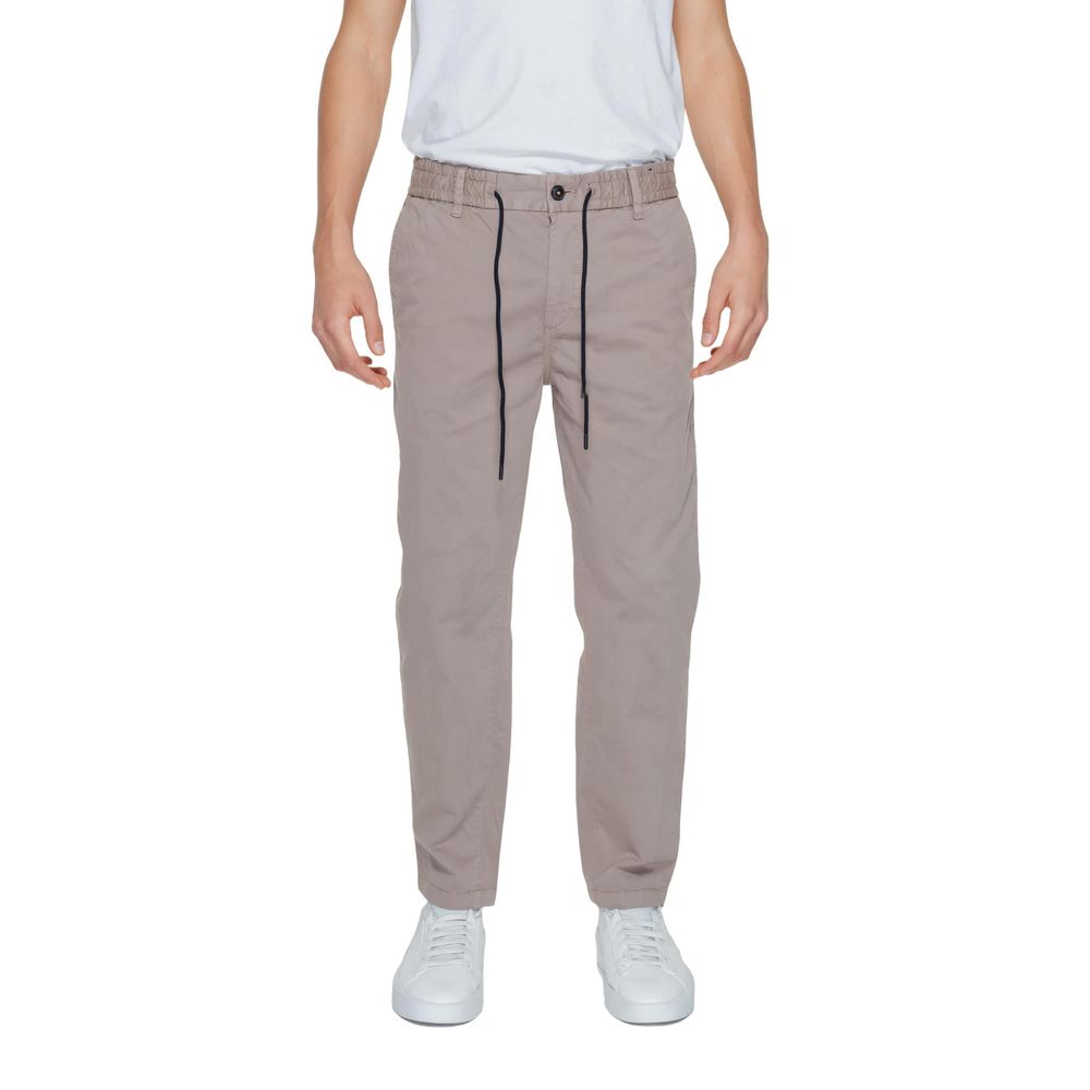 Jeans e pantaloni in cotone marrone Hugo Boss