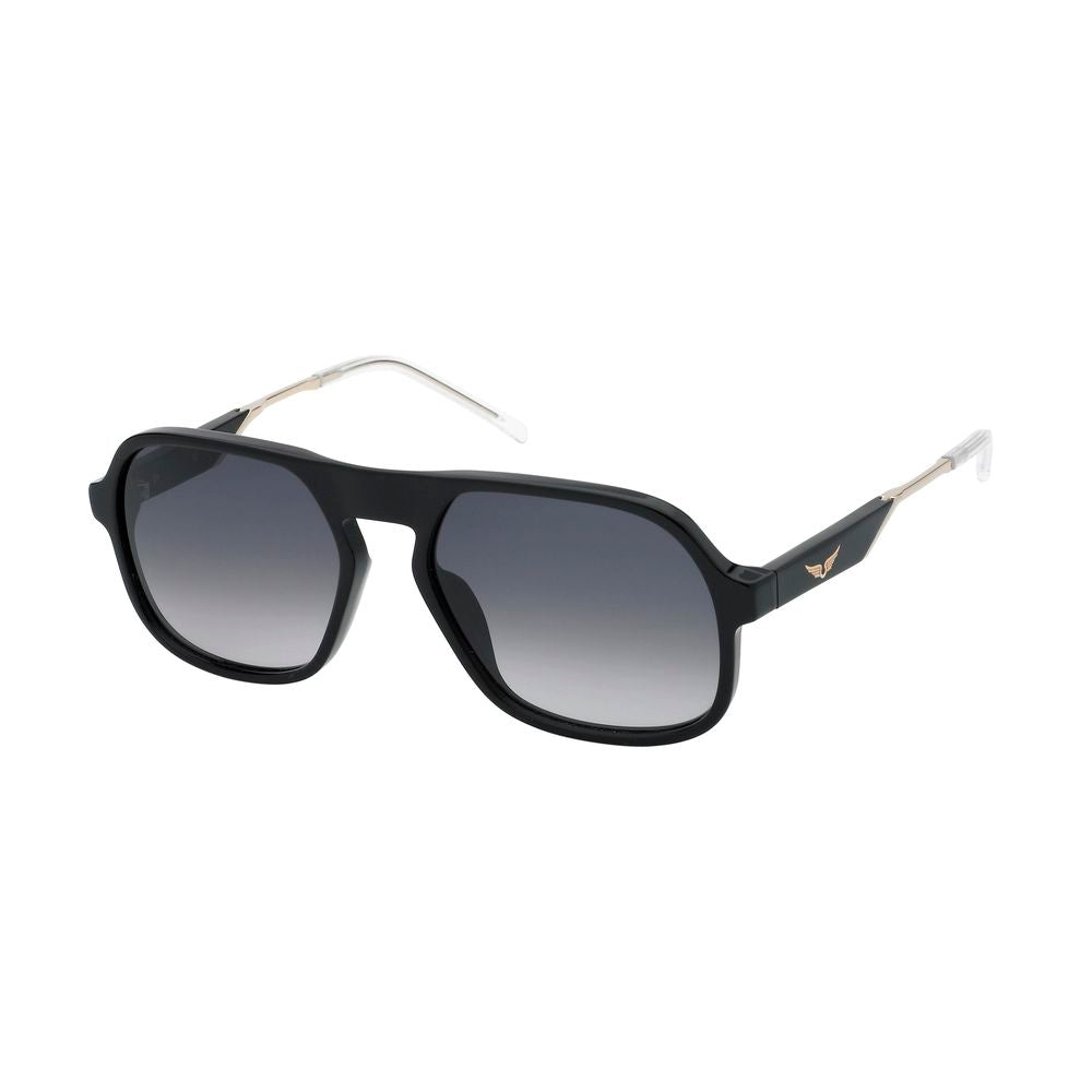 Occhiali da sole Zadig & Voltaire in acetato nero