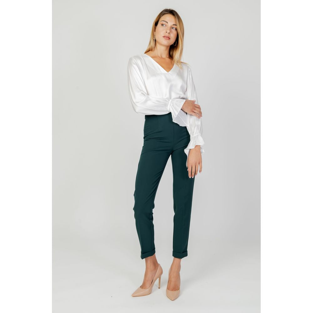 Jeans e pantaloni in poliestere verde Sandro Ferrone