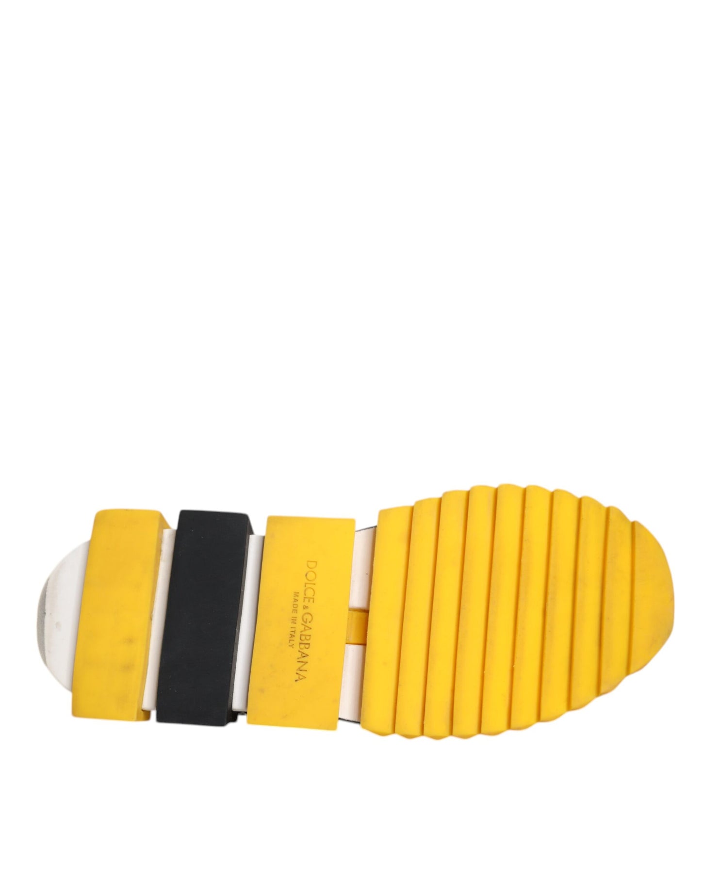 Dolce & Gabbana Scarpe da ginnastica Sorrento Slip On nere gialle