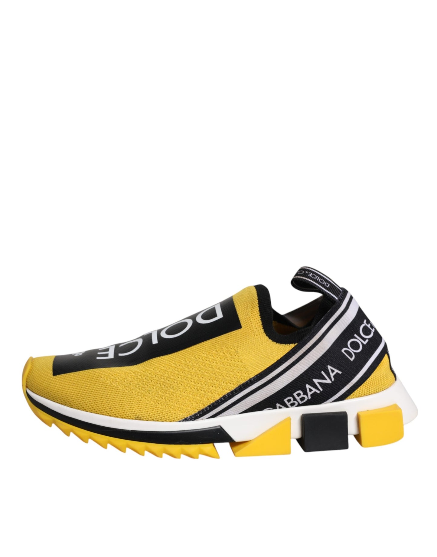 Dolce & Gabbana Scarpe da ginnastica Sorrento Slip On nere gialle