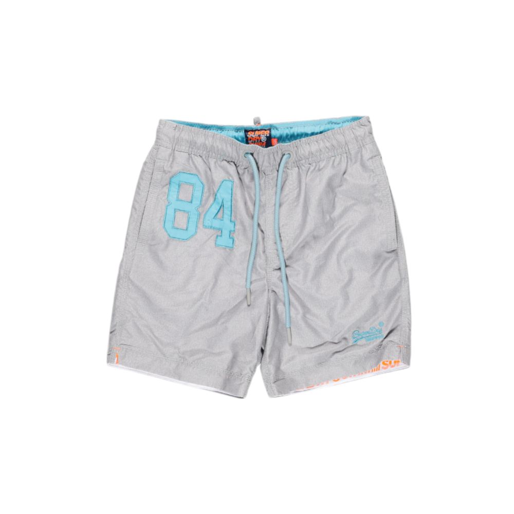 Costume da bagno Superdry grigio in poliestere