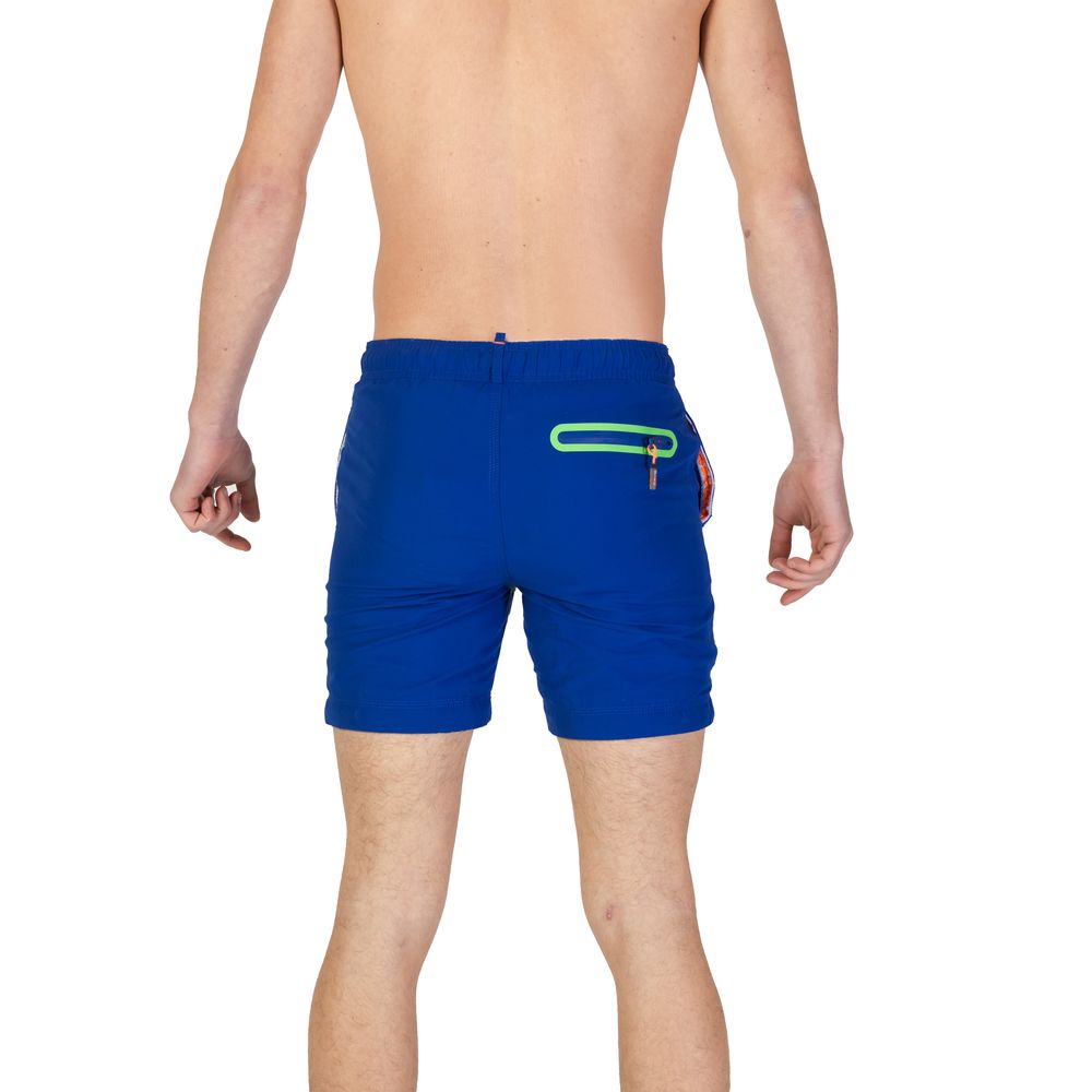 Costume da bagno Superdry in poliestere blu