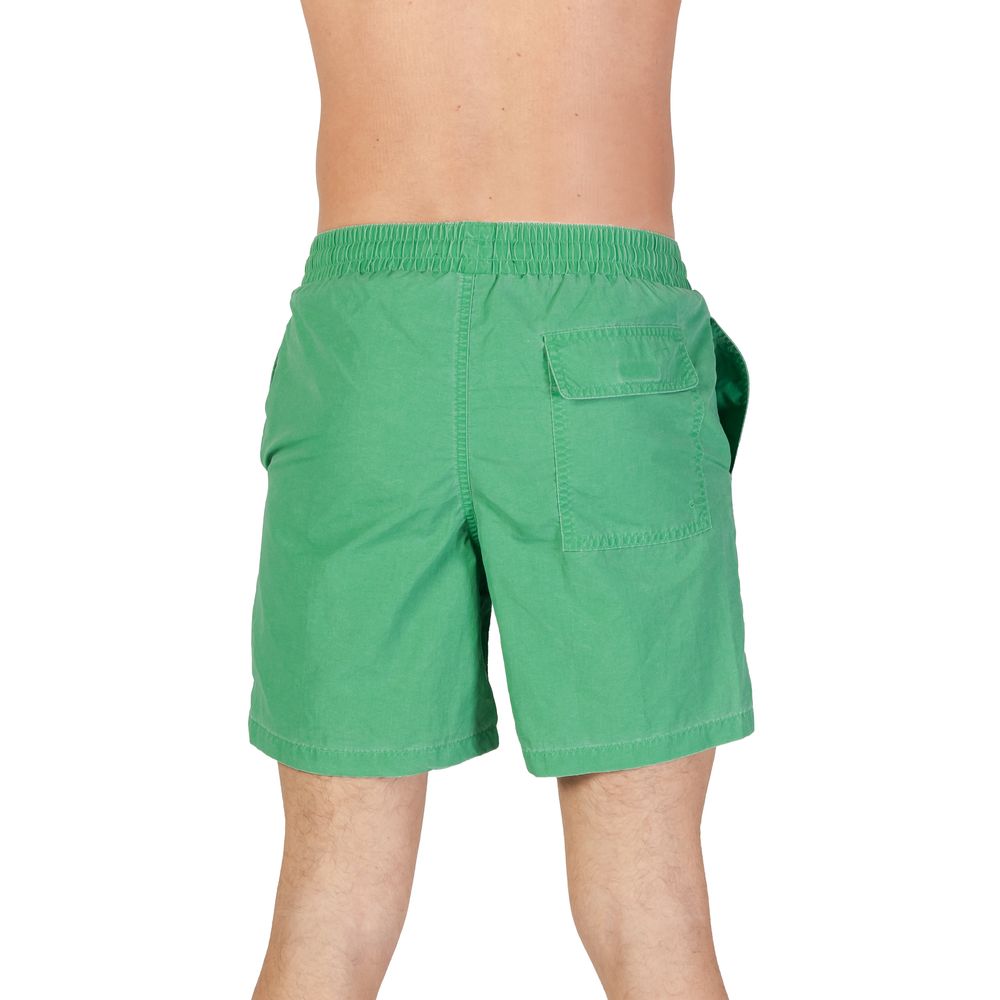 Costume da bagno in nylon verde Lyle & Scott