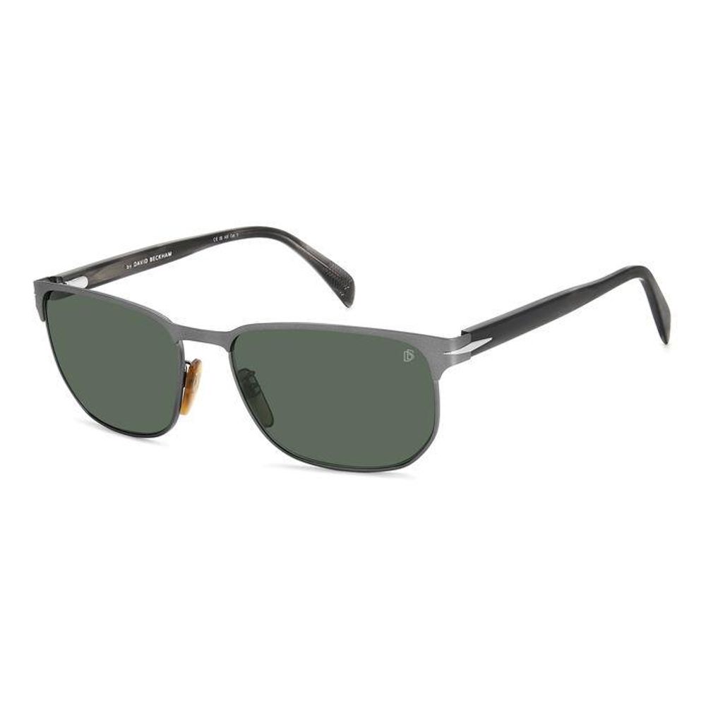 Occhiali da sole in metallo grigio David Beckham