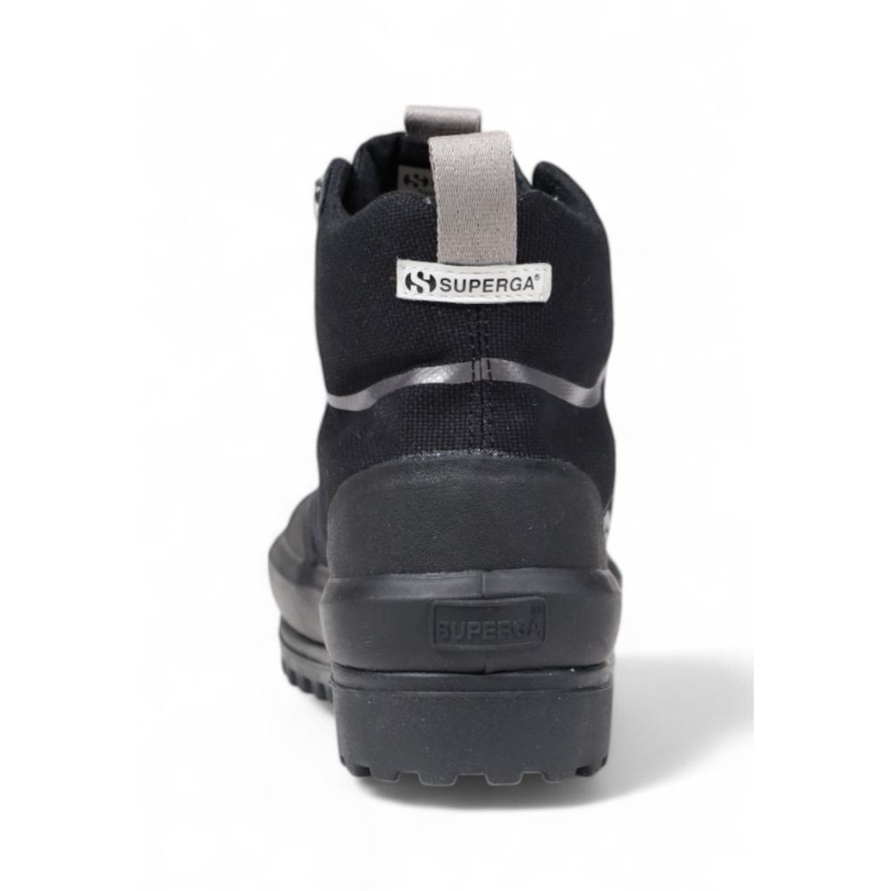 Sneaker Superga in tessuto nero