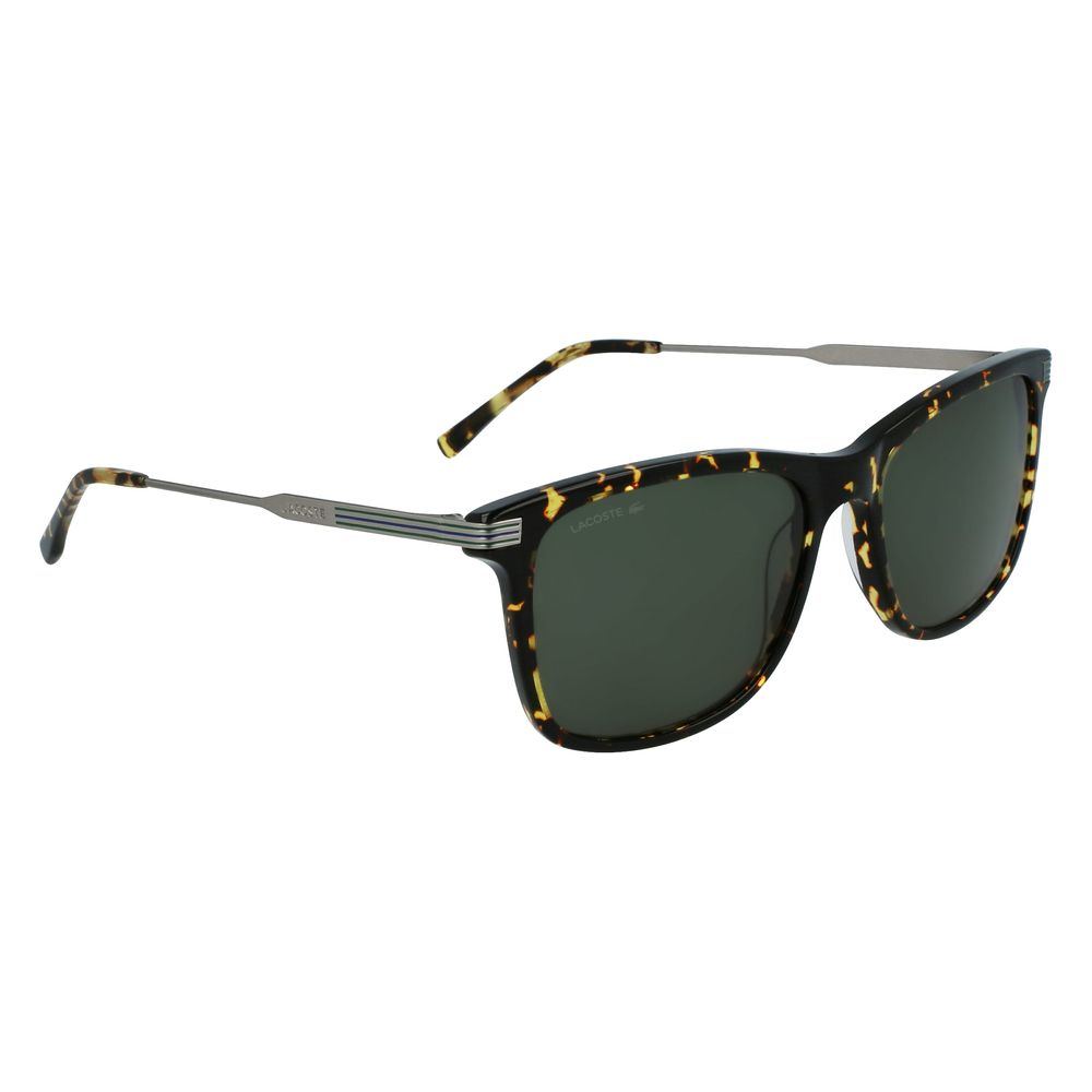 Occhiali da sole Lacoste in metallo marrone