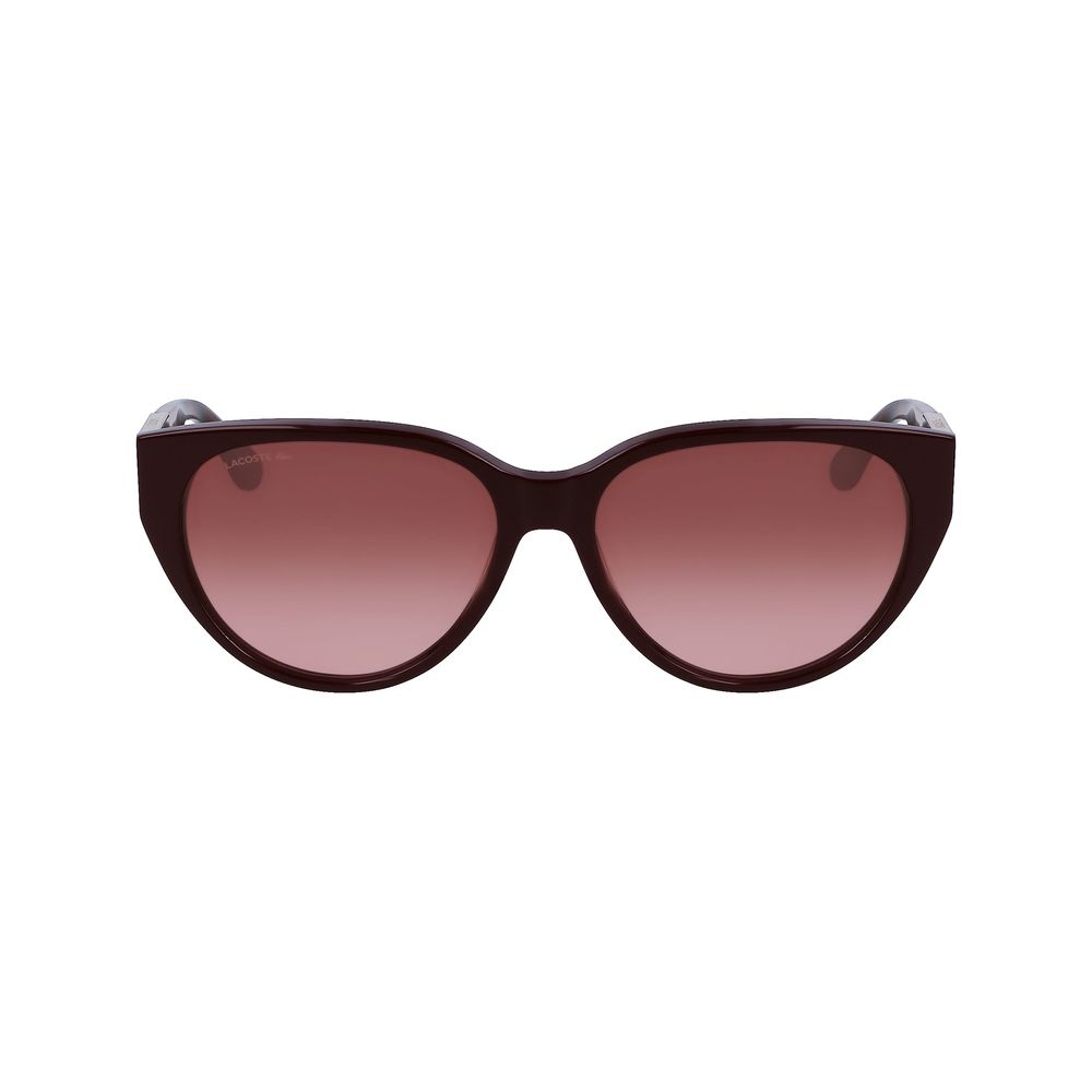 Occhiali da sole Lacoste in acetato rosso