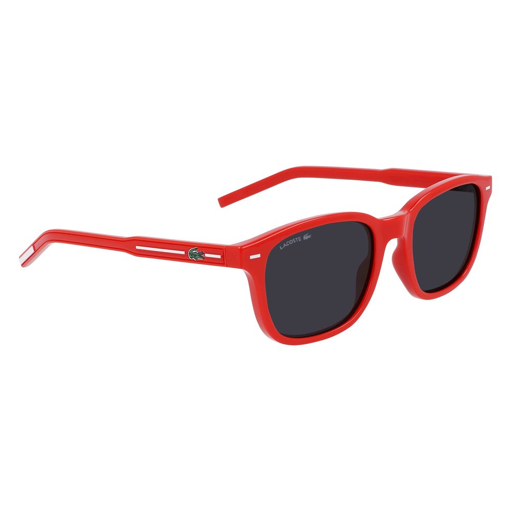 Occhiali da sole Lacoste iniettati rossi