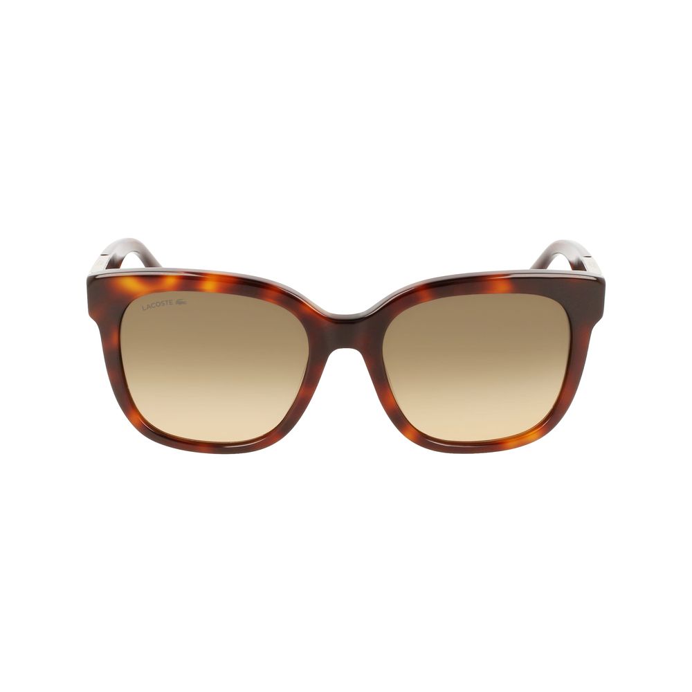 Occhiali da sole Lacoste in acetato marrone