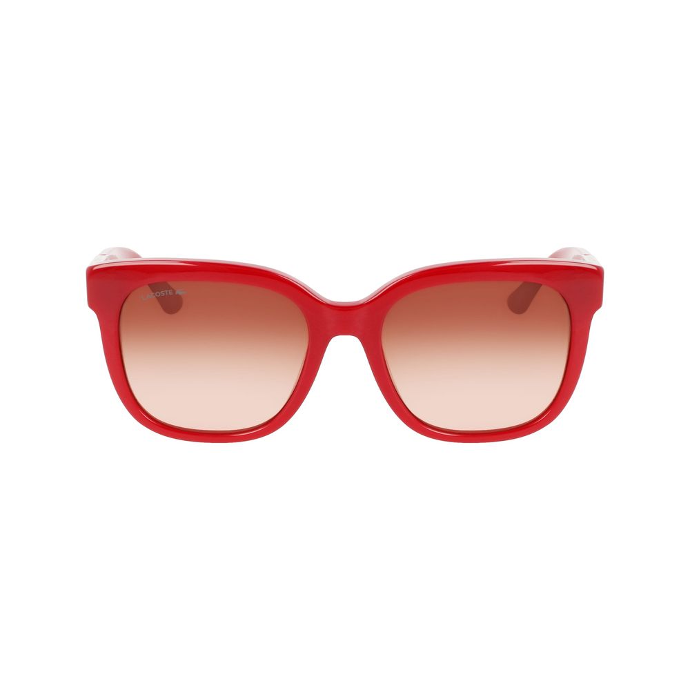 Occhiali da sole Lacoste in acetato rosso