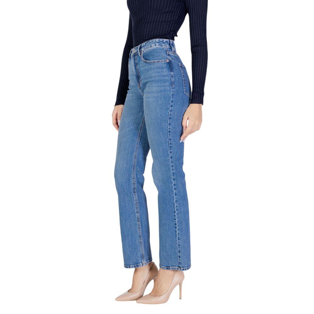 Jeans e pantaloni in cotone azzurro chiaro Vero Moda