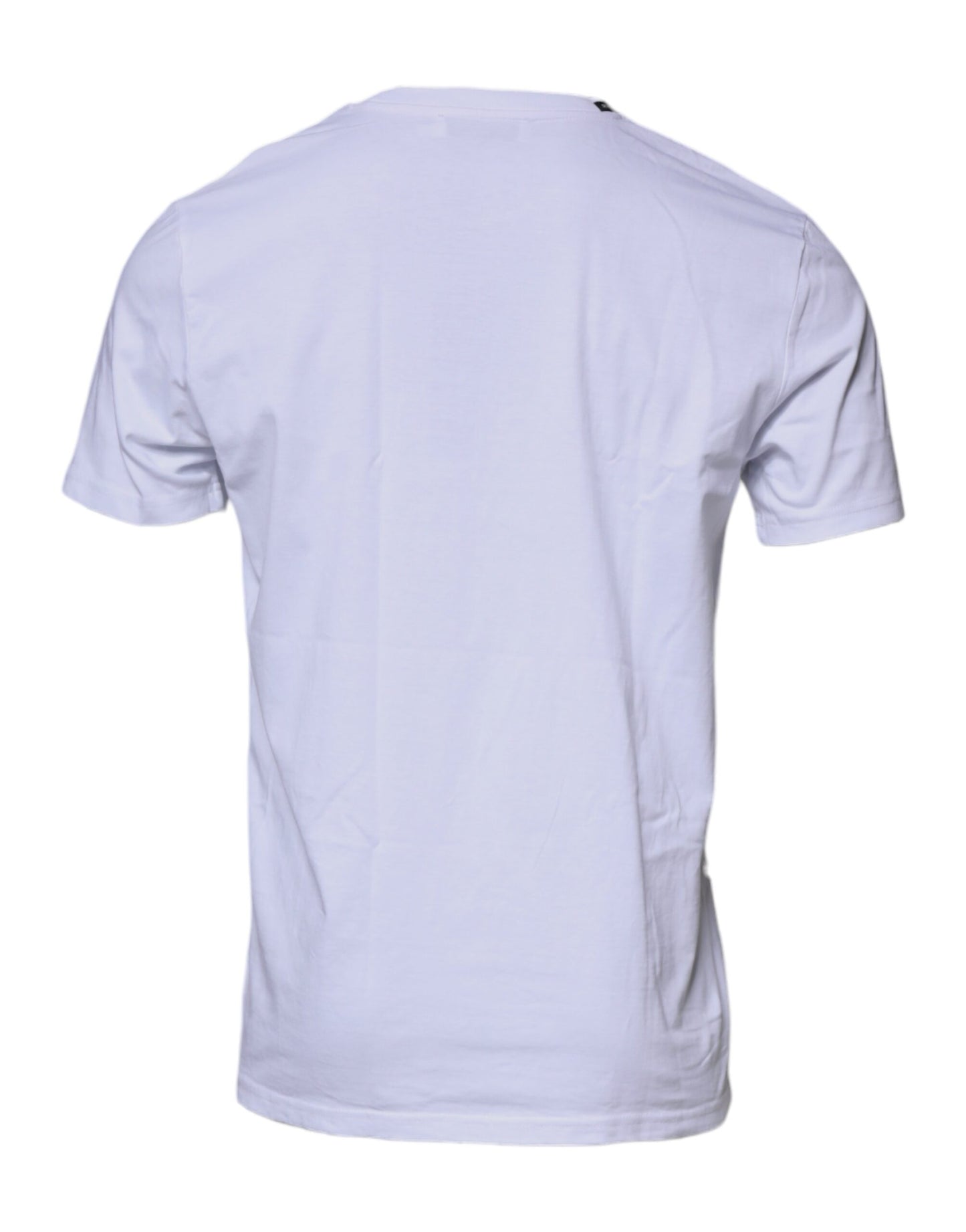 Dolce & Gabbana T-shirt girocollo in cotone leopardato bianco rosso