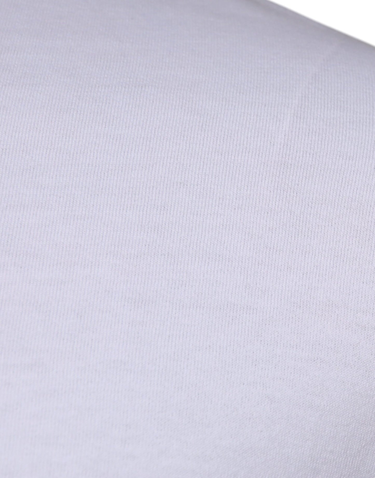T-shirt girocollo in cotone con stampa grafica bianca Dolce & Gabbana