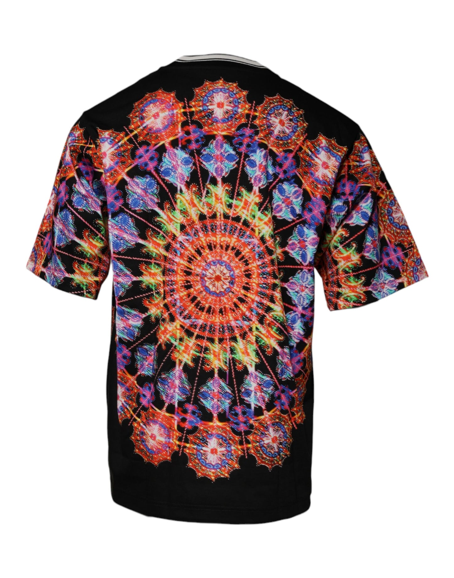 Dolce & Gabbana Multicolor Kaleidoscope Uomo Maniche Corte T-shirt
