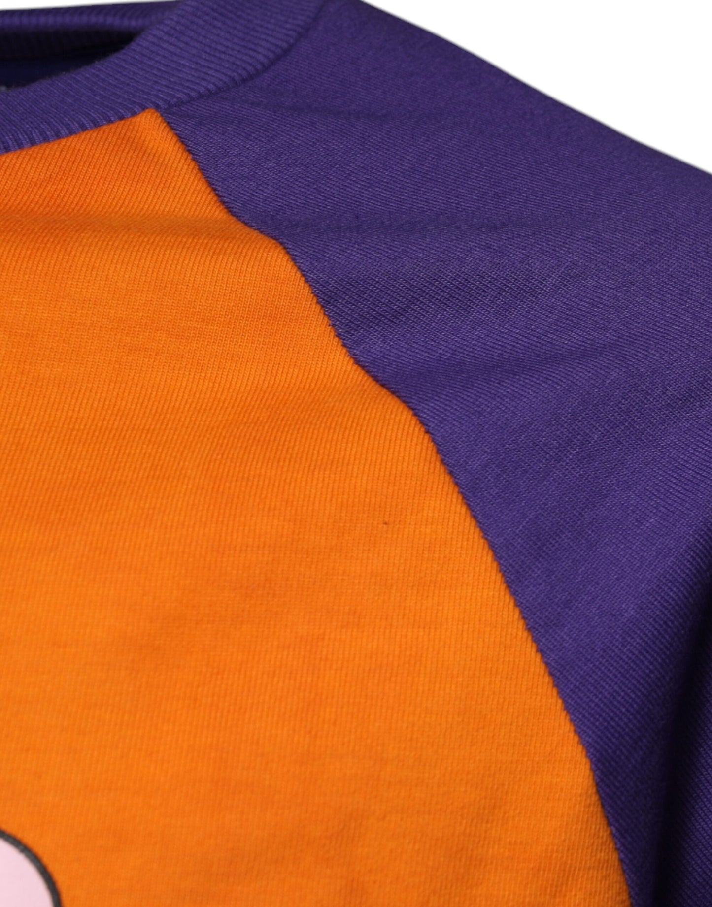 Dolce & Gabbana T-shirt a maniche corte con stampa grafica arancione e viola