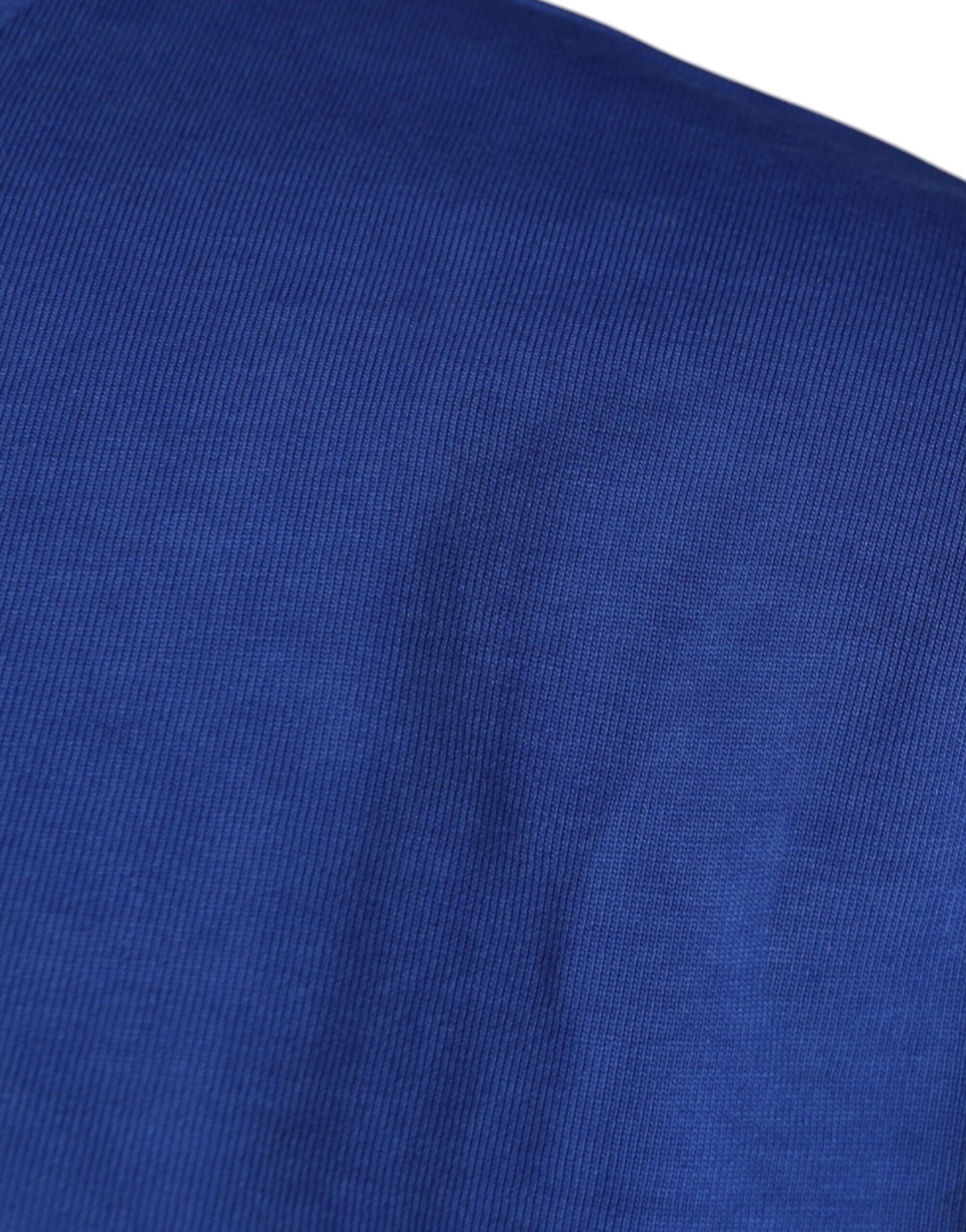 T-shirt girocollo in cotone con stampa grafica blu Dolce & Gabbana