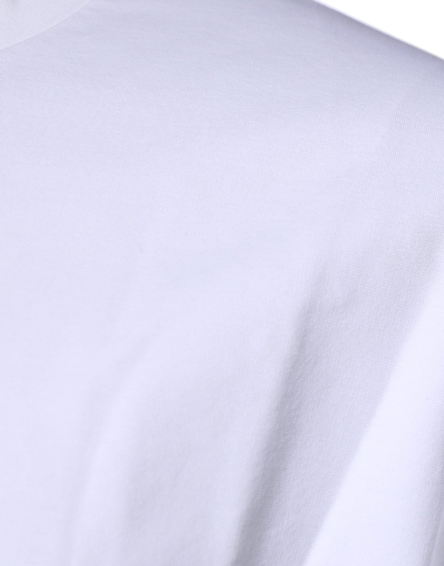Dolce & Gabbana T-shirt girocollo in cotone con logo DG bianco