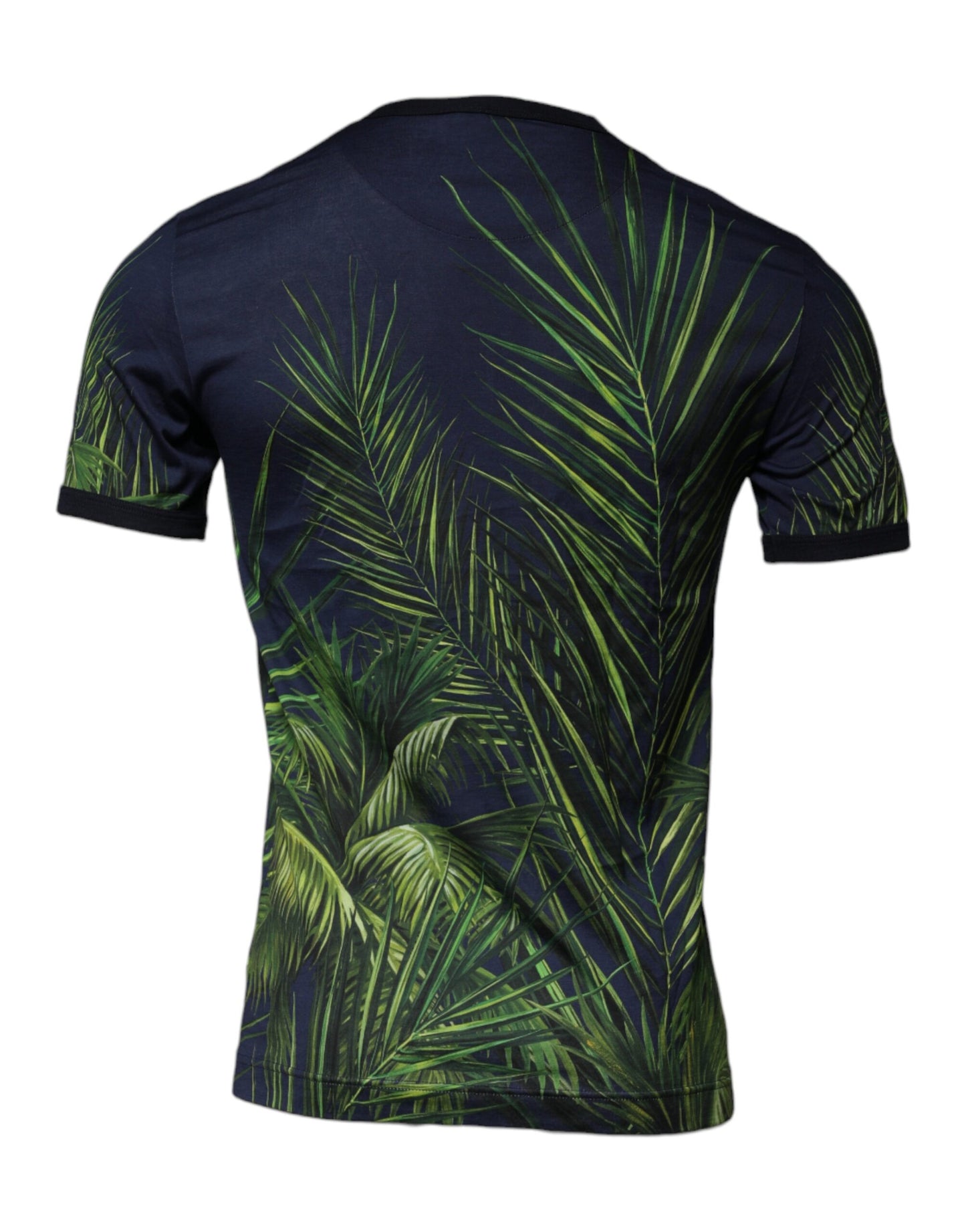 Dolce & Gabbana T-shirt girocollo a maniche corte con stampa Blue Tree