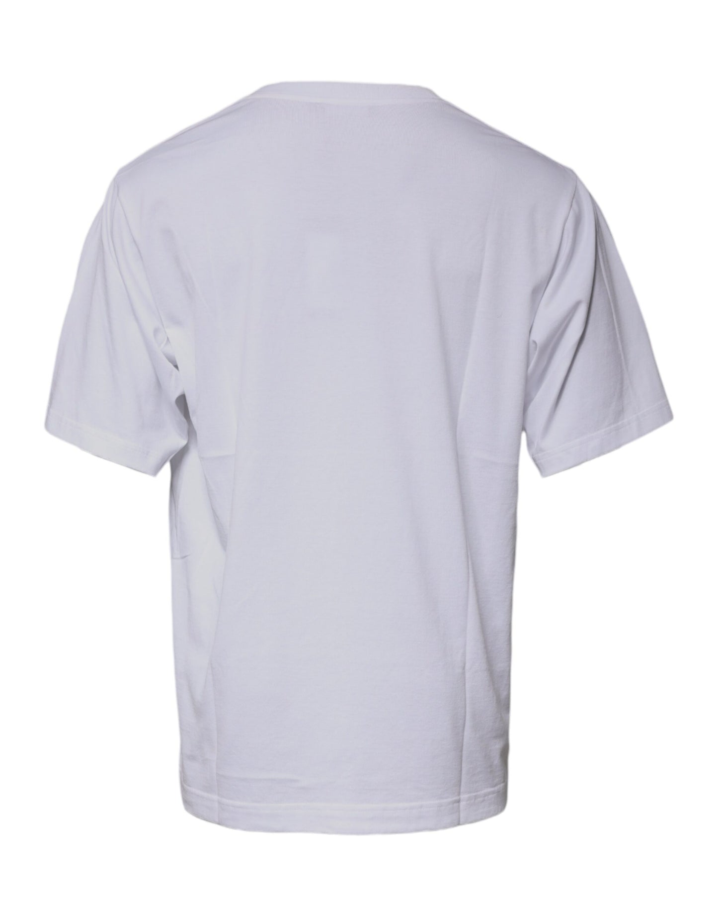 Dolce & Gabbana T-shirt girocollo in cotone DG Milano bianca