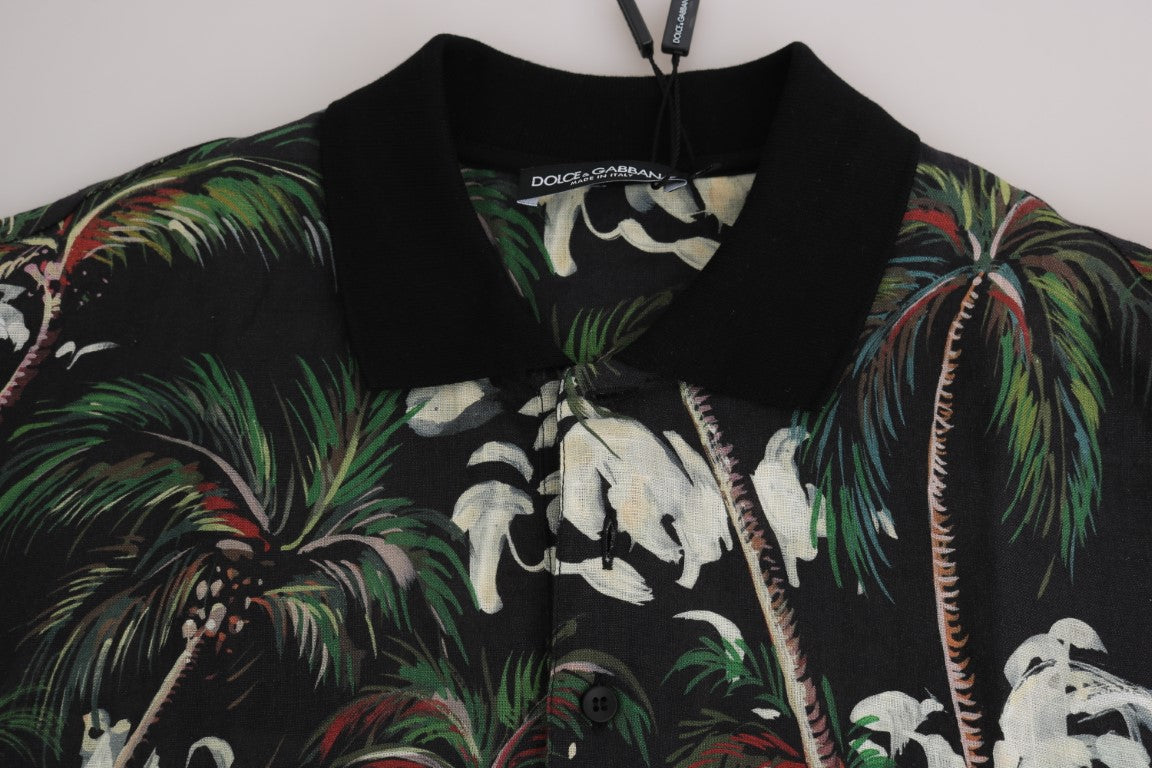 Polo Dolce & Gabbana con motivo vulcano siciliano