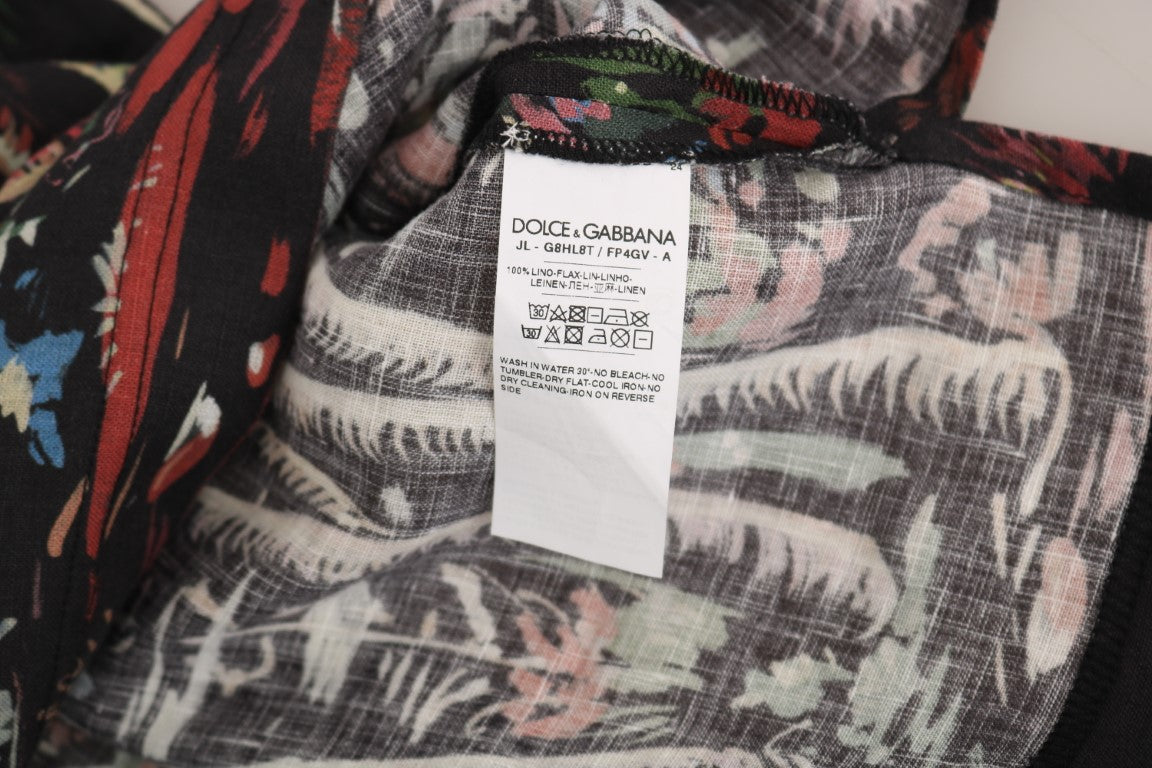 Polo Dolce & Gabbana con motivo vulcano siciliano
