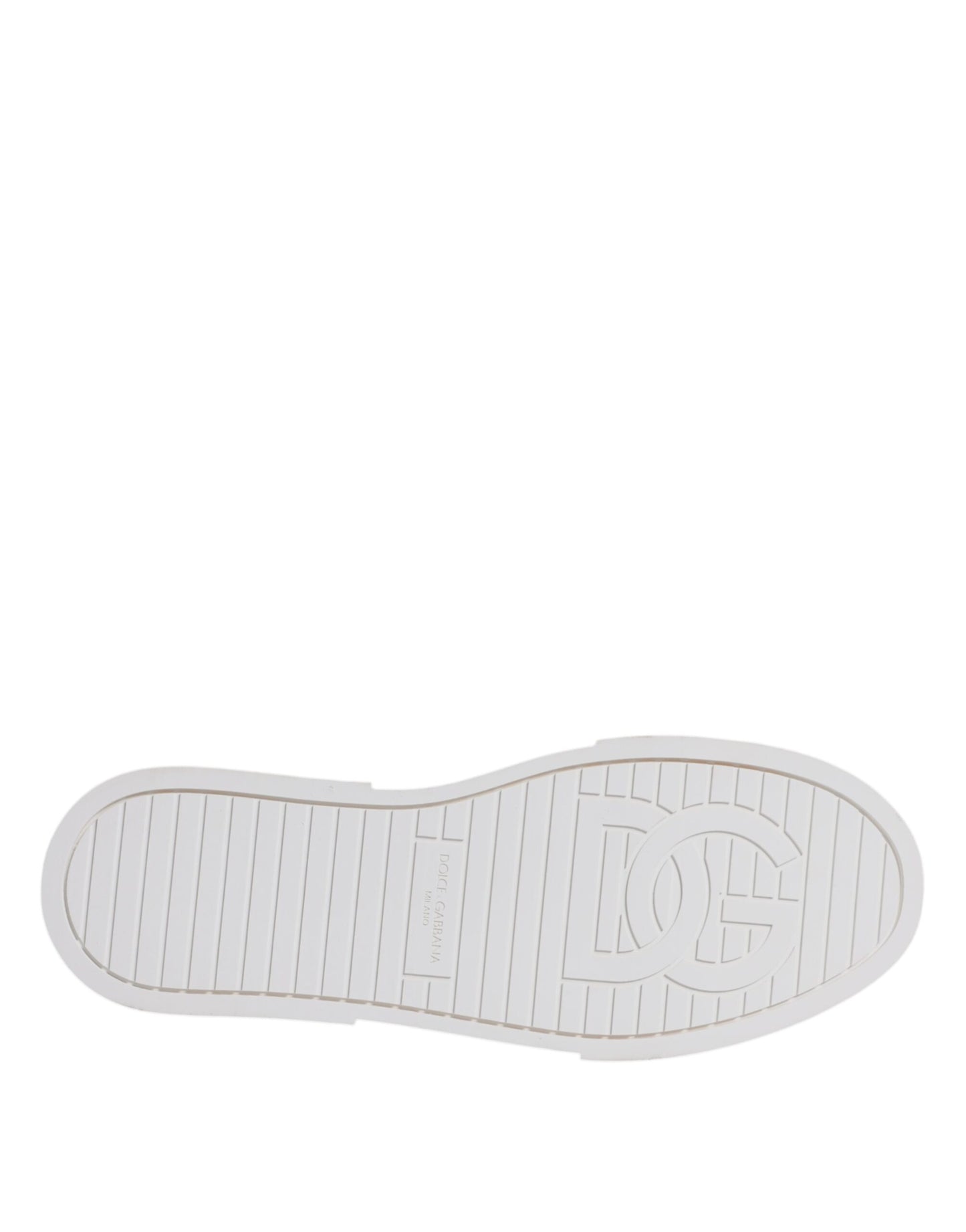 Dolce & Gabbana Blu Bianco Canvas Logo Low Top Sneakers Scarpe