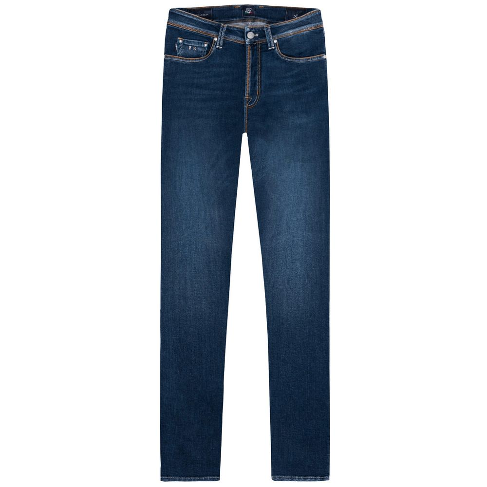 Jeans e pantaloni Tramarossa in cotone blu