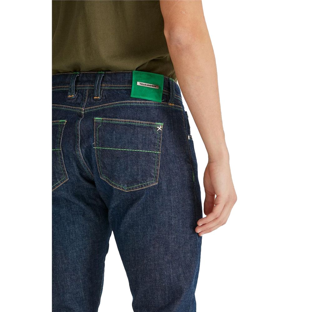 Jeans e pantaloni Tramarossa in cotone blu