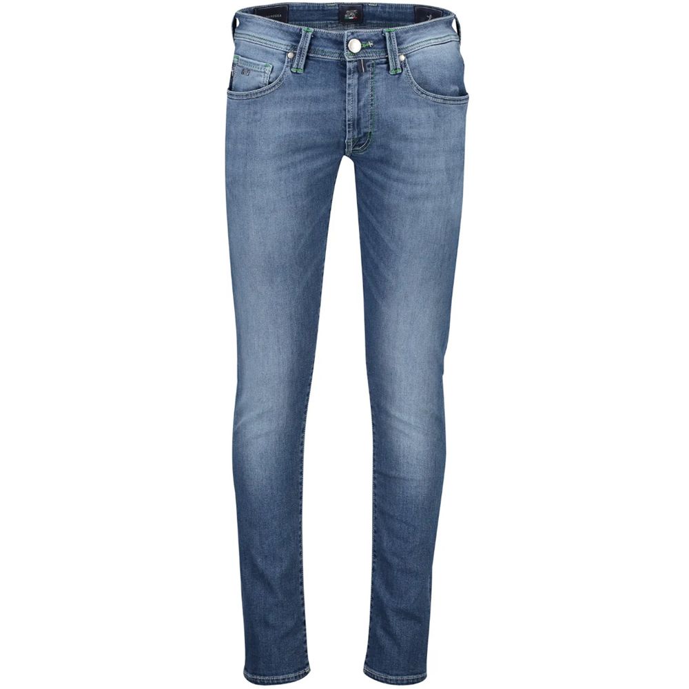 Jeans e pantaloni Tramarossa in cotone blu
