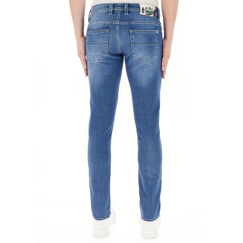 Jeans e pantaloni Tramarossa in cotone blu