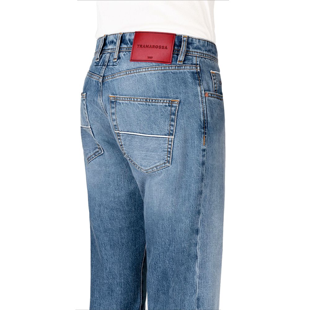 Jeans e pantaloni Tramarossa in cotone blu