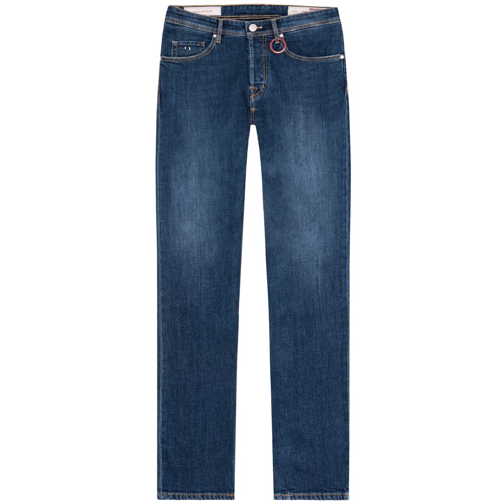 Jeans e pantaloni Tramarossa in cotone blu