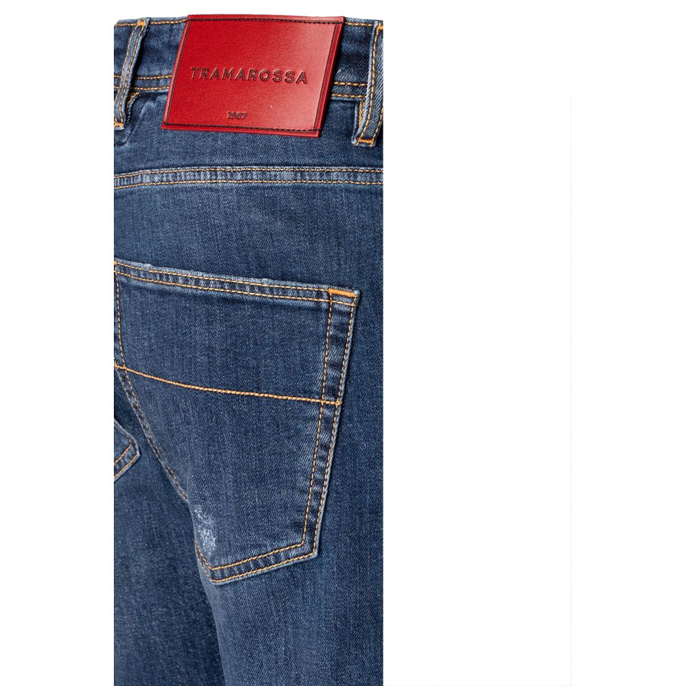 Jeans e pantaloni Tramarossa in cotone blu