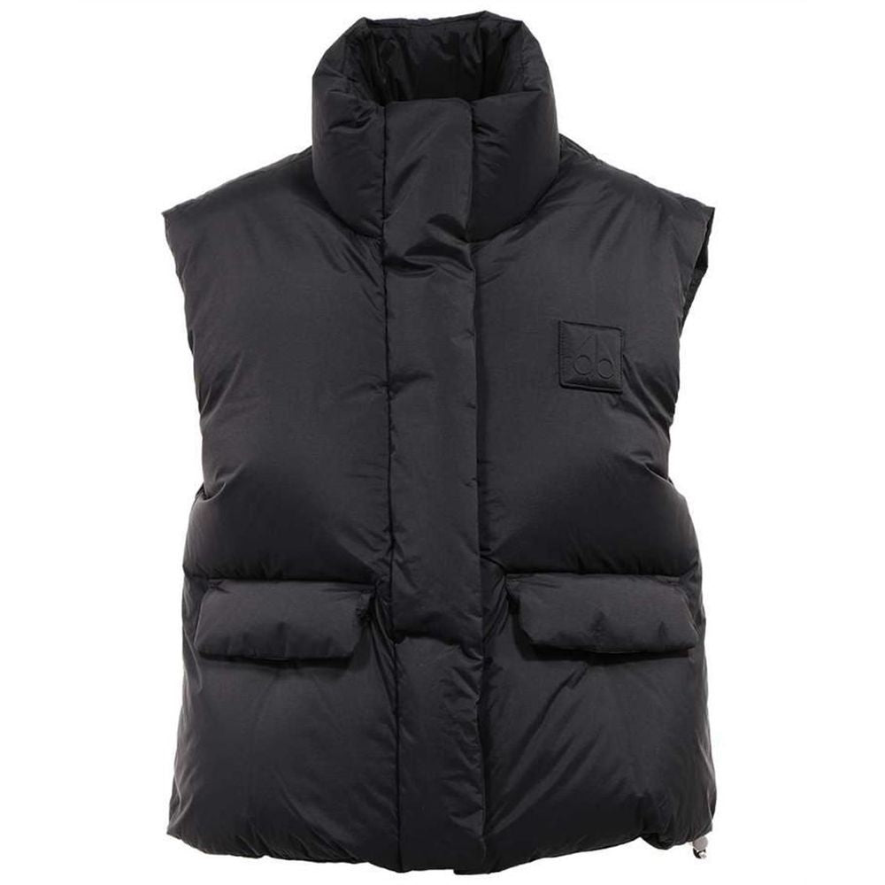 Gilet in nylon nero Moose Knuckles