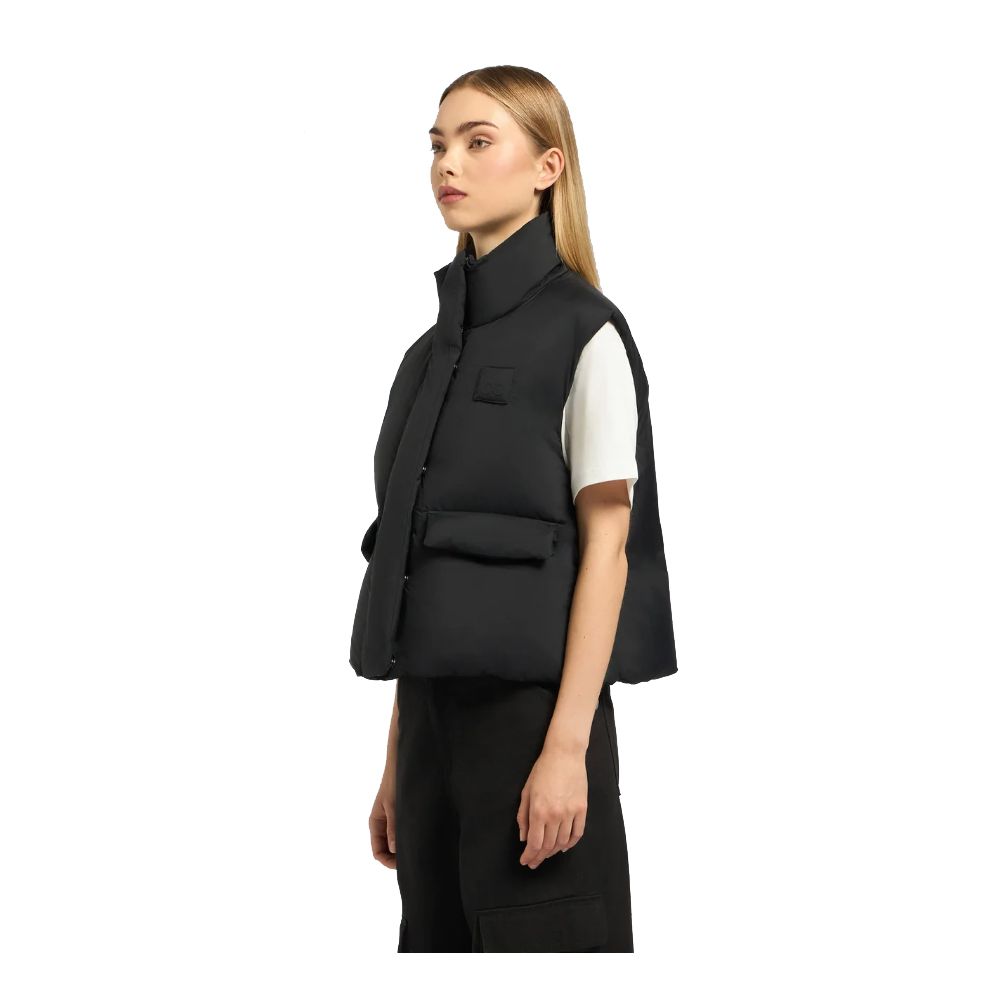 Gilet in nylon nero Moose Knuckles