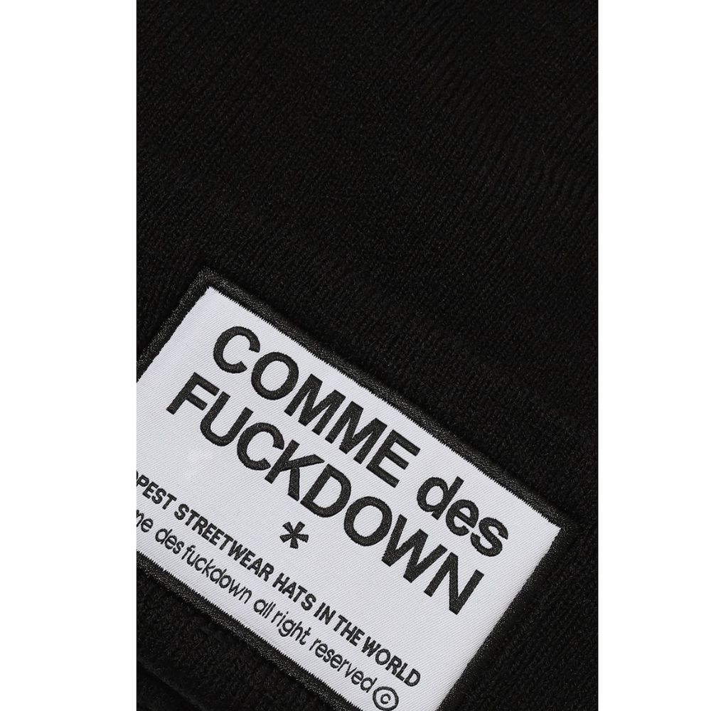 Comme Des Fuckdown Black Marabou Men Hat