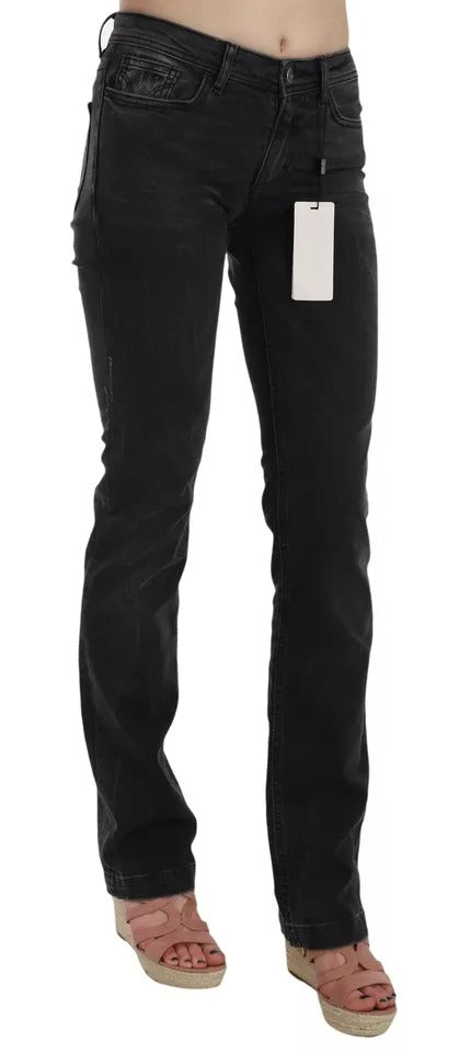 Dolce & Gabbana Jeans Slim Fit in cotone nero Pantaloni D&G