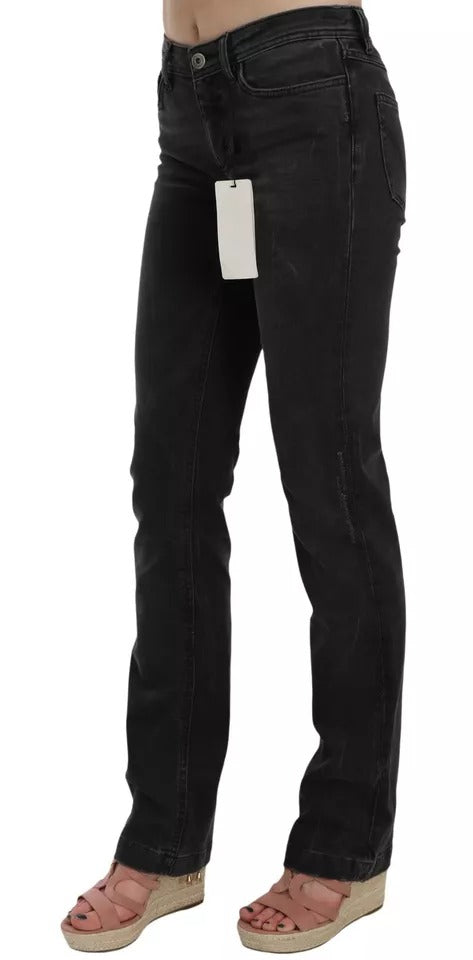Dolce & Gabbana Jeans Slim Fit in cotone nero Pantaloni D&G
