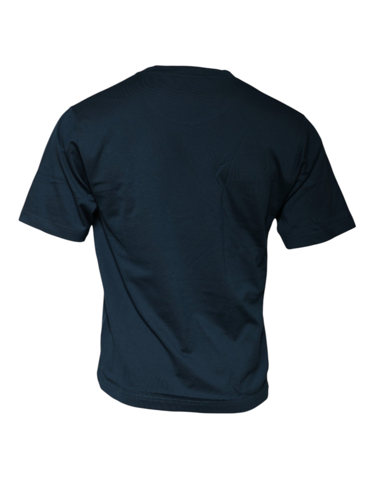 Dolce & Gabbana T-shirt girocollo a maniche corte con logo blu
